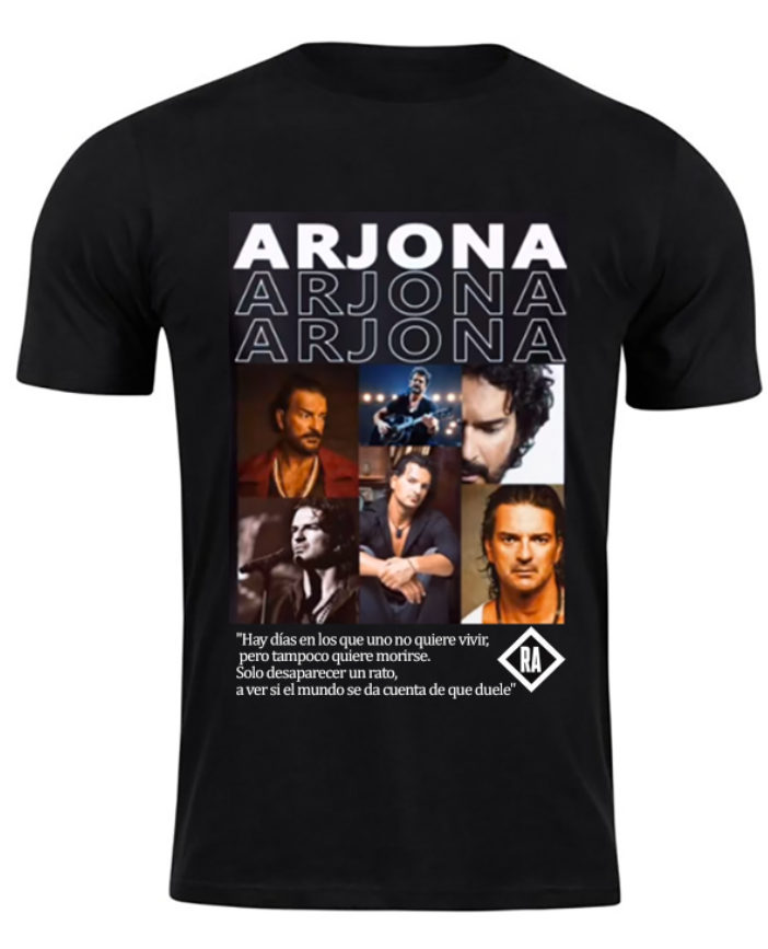 Playera negra | Ricardo Arjona | Desaparecer