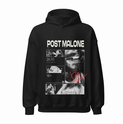 Sudadera Negra | Post Malone | Collage
