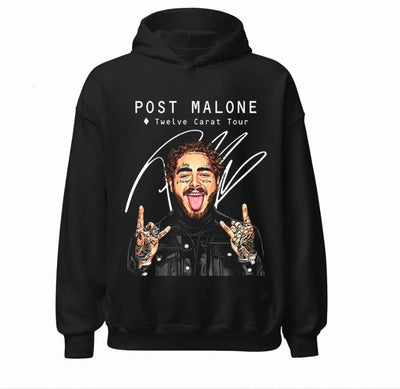 Sudadera Negra | Post Malone | Twelve Carat Tour