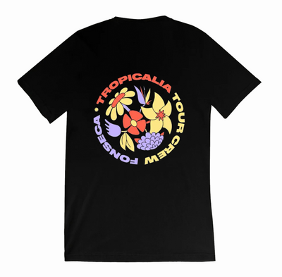 Playera | Negra | FONSECA | Tropicalia |