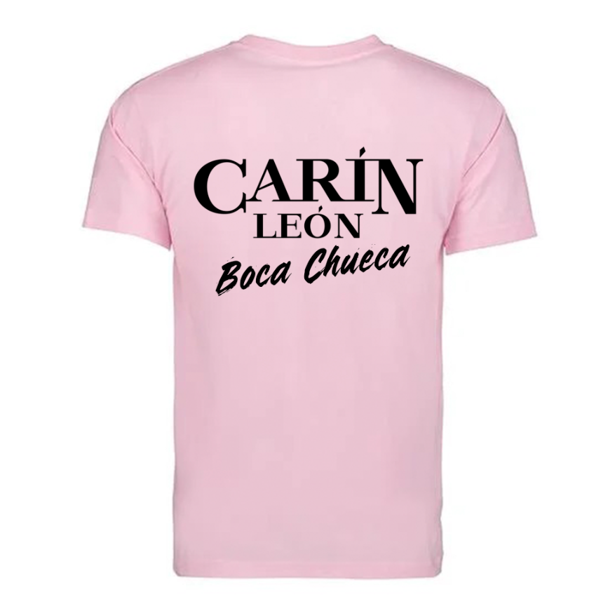 Playera | Rosa | Carín León | Boca Chueca |