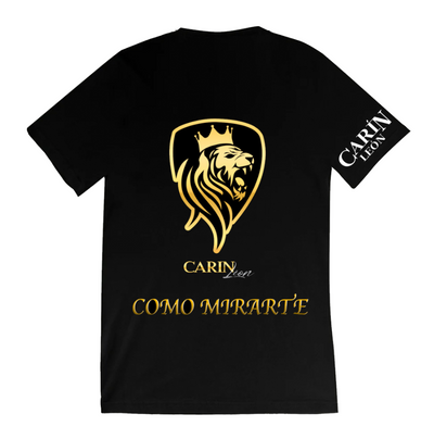 Playera | Negra | Carín León | Como Mirarte |