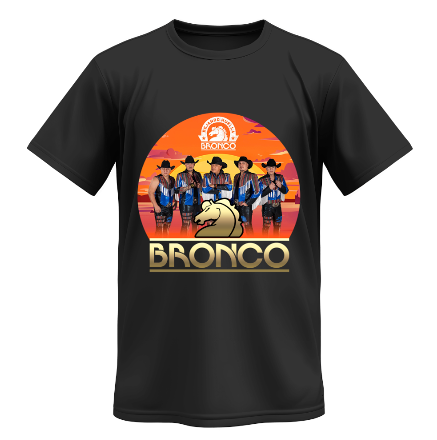 | Playera | Negra | Bronco | Tour 2025 |