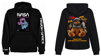 Sudadera NASA| Negro | Calel
