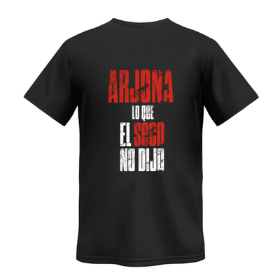 Playera | Negra | Ricardo Arjona | Seco |