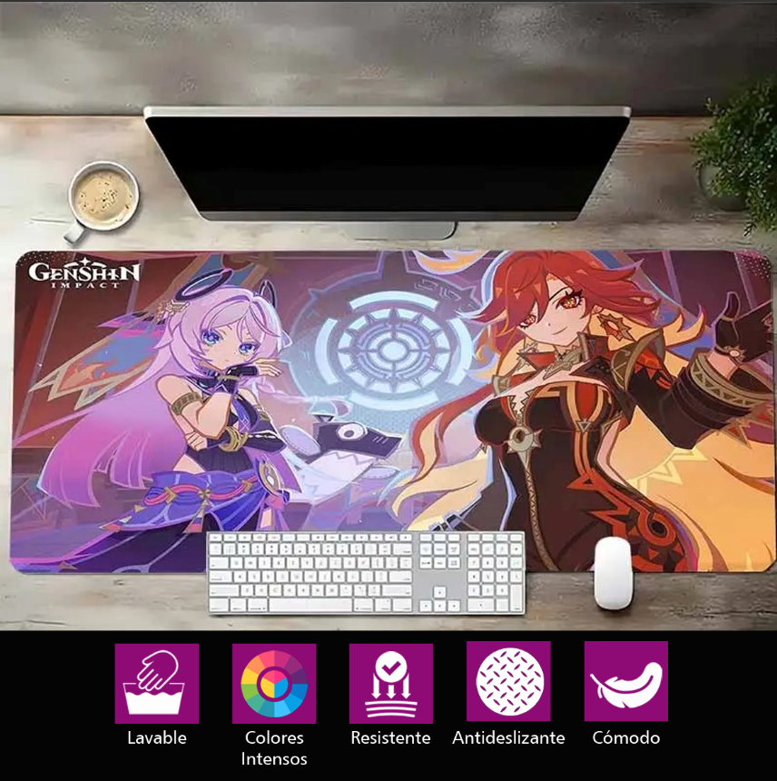 Mouse Pads Gamer | Juego Genshin Impact | Citlali y Mavuika