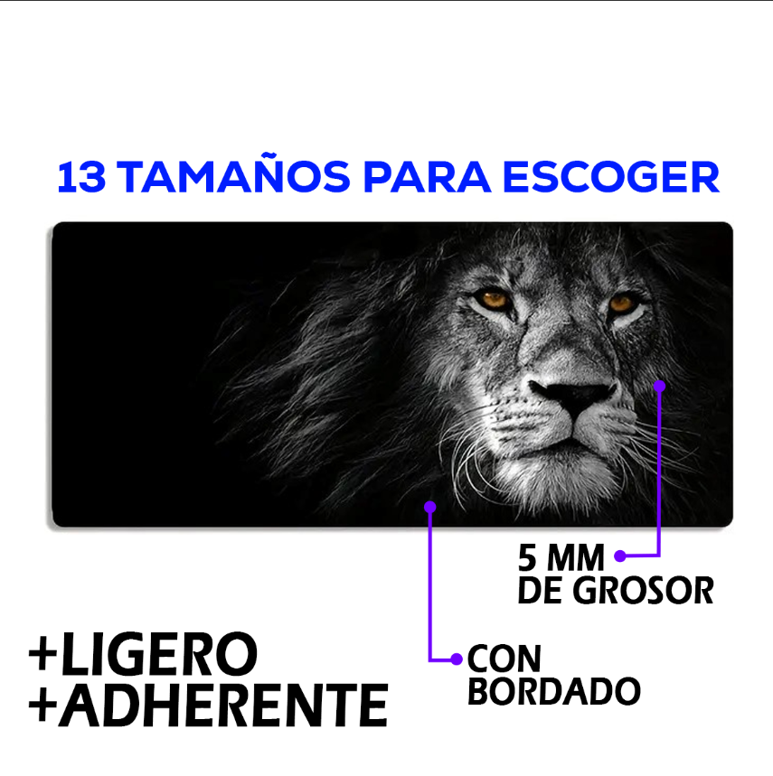 Mouse Pads Gamer | León Oscuro