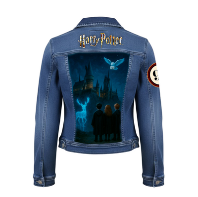 Chaqueta de lona | Mujer | Azul | Harry Potter |