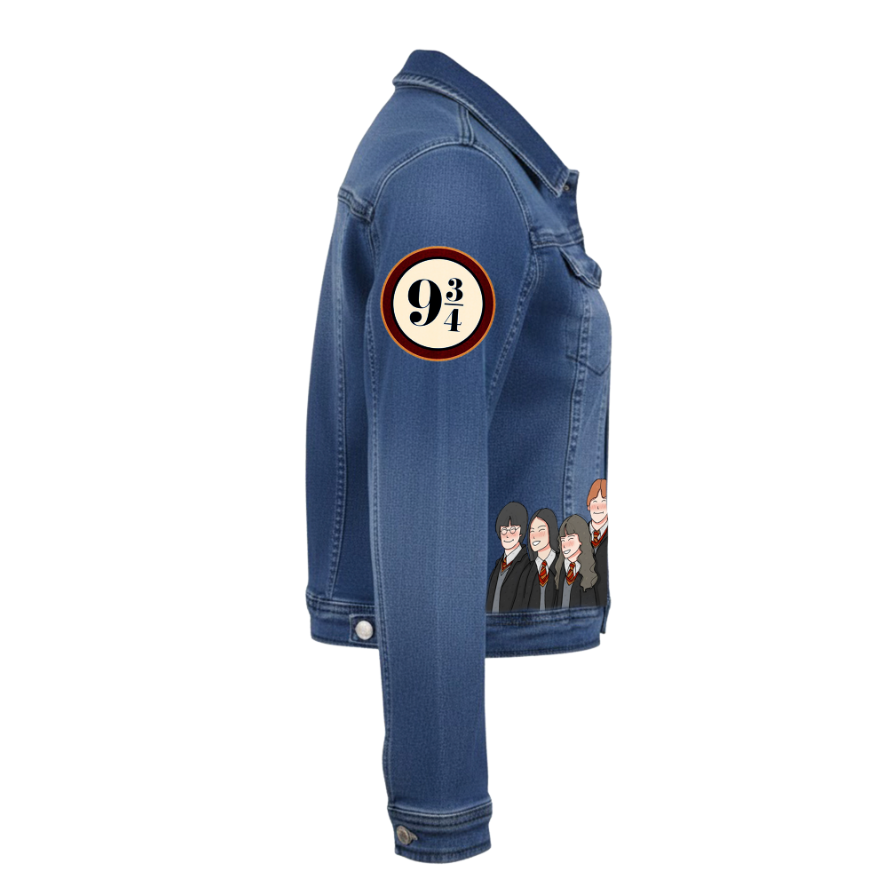 Chaqueta de lona | Mujer | Azul | Harry Potter |