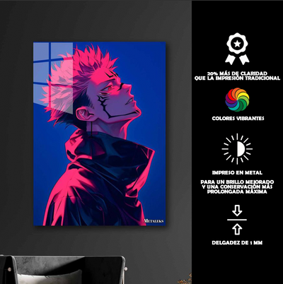 Cuadro Metálico Personalizable | Ryomen Sukuna | Jujutsu Kaisen