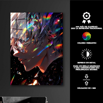 Cuadro Metálico Personalizable | Satoru Gojo | Jujutsu Kaisen