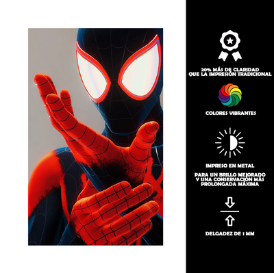 Cuadro Metálico Personalizable | Miles Morales | Spider-Verse