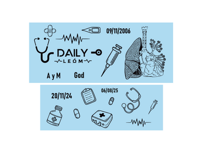 Vasos Térmico 900ml | Celeste claro | Enfermera