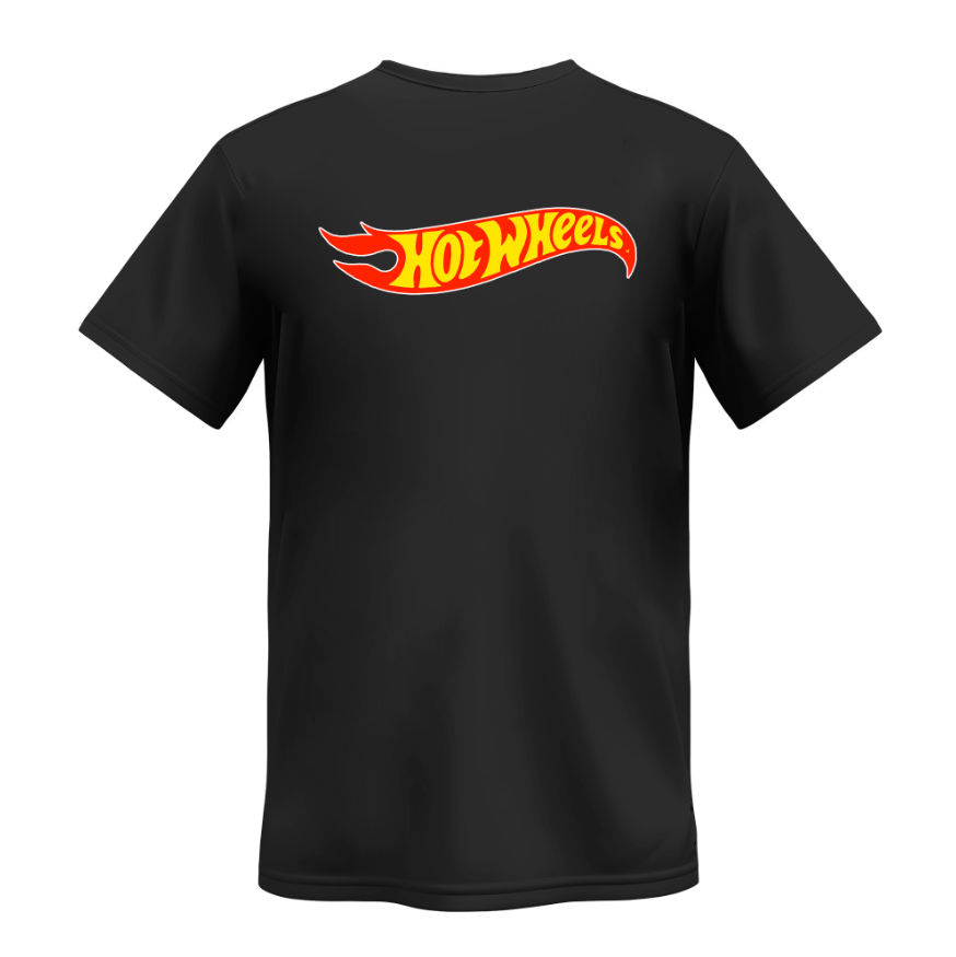 Playera | Negra | Hot Wheels | Carro Rojo