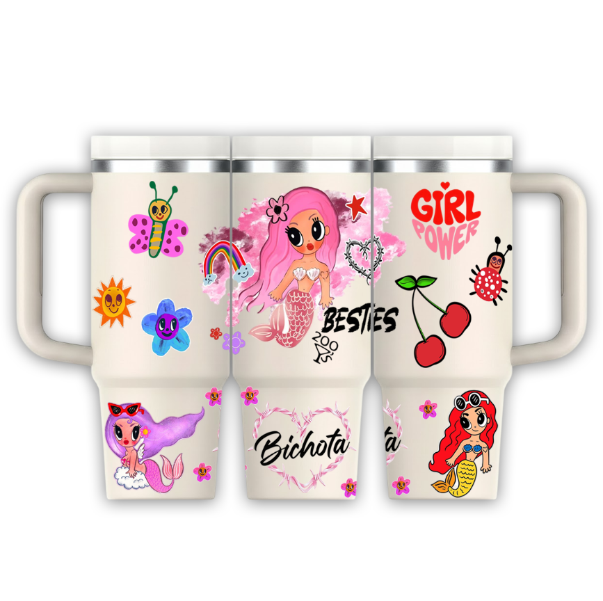 Vasos Térmico 1300ml | crema | Karol G | Bichota