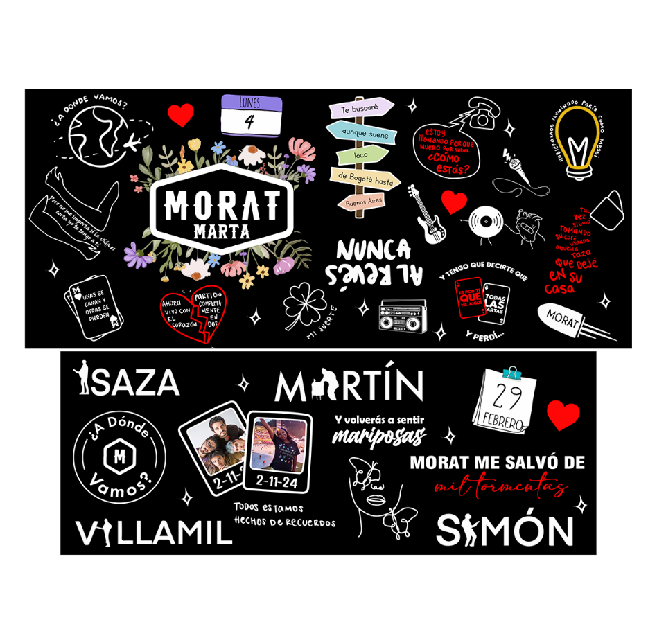 Vasos Térmico 1300ml | Negro | Morat | hechos de recuerdos