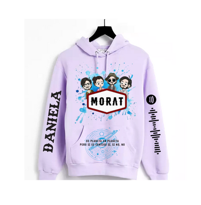 Sudadera personalizada| Lila| Morat| Daniela