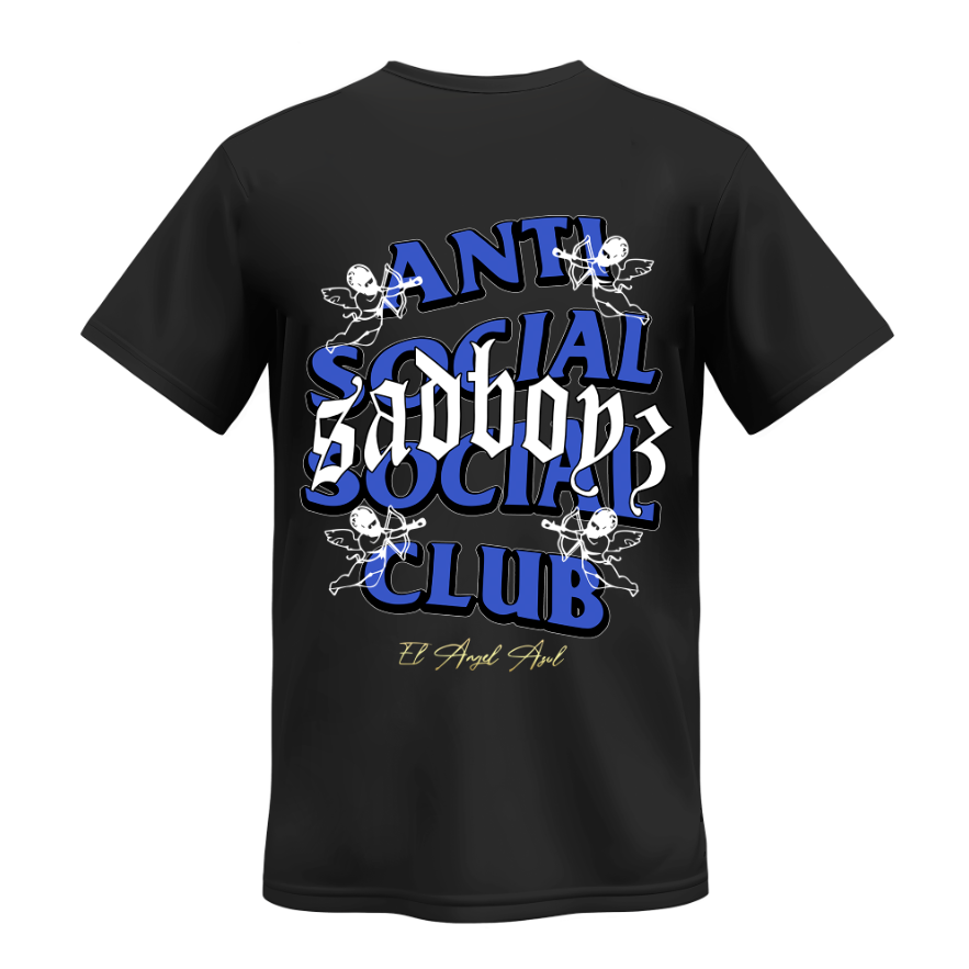 Playera | Negra | Junior H | Anti Social Social Club