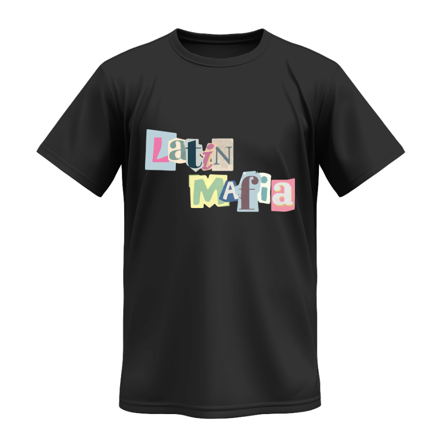 Playera | Negra | Latin Mafia