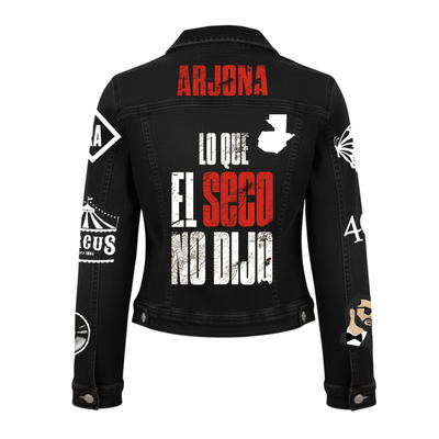 Chaqueta de lona | Negro | Ricardo Arjona | Seco