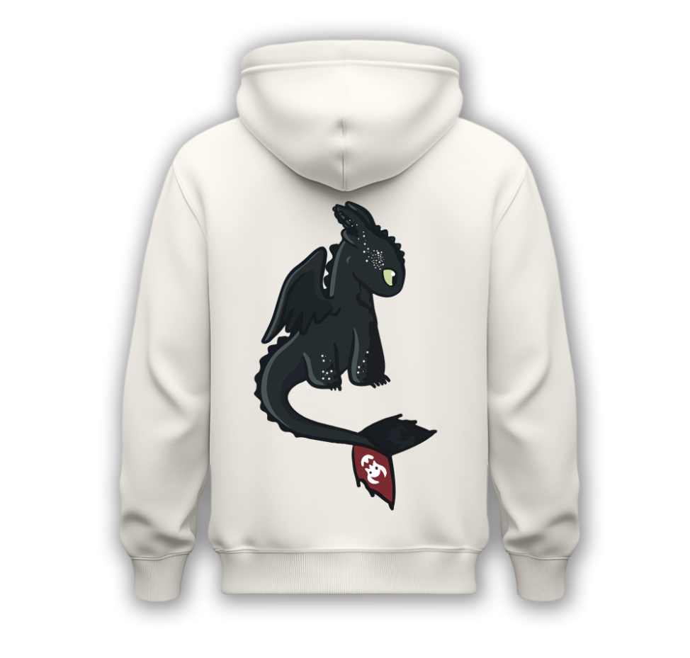 Sudadera | Blanca | Furia Nocturna | Pareja