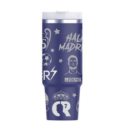 Vasos Térmico 1300ml | Azul Marino | Real Madrid | figuritas 1