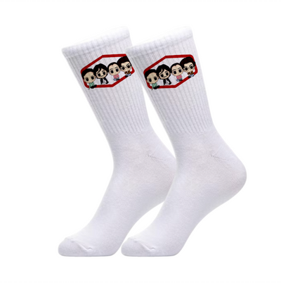 CALCETAS Personalizadas| Blancas | LOGO TIERNO