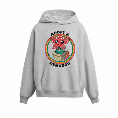 Sudadera | Gris | Stranger Things | Demodog