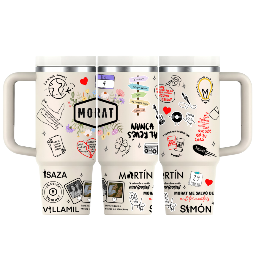 Vasos Térmico 1300ml | Beige | Morat | Lo mejor de Morat | figuritas 2