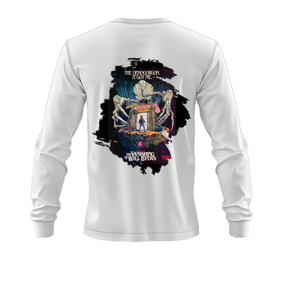 Playera | Blanca | Manga larga | Stranger Things | Lentes