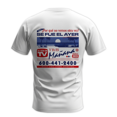Playera | Blanca| Morat | ¿Por qué no vernos otra vez? | YEM