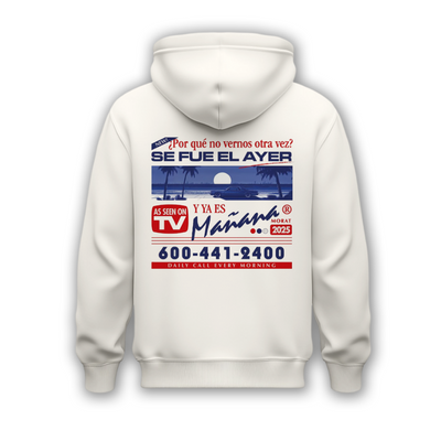 Sudadera | Blanca | Morat | ¿Por qué no vernos otra vez? | YEM