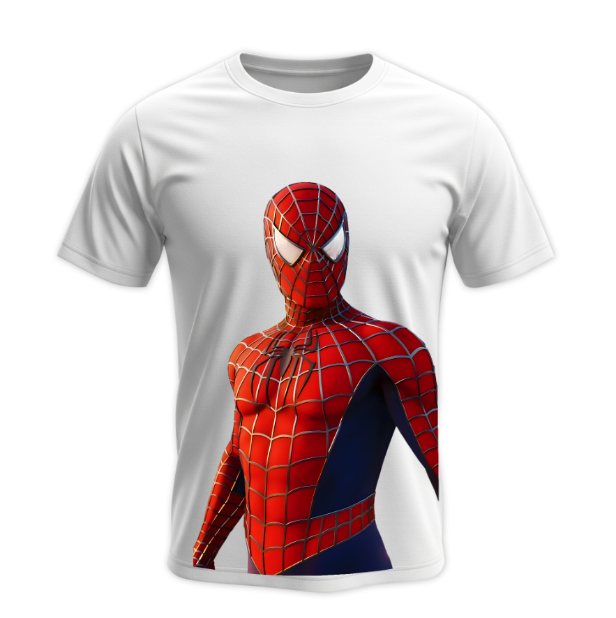 Playera | Blanca| Spider-man | Heroico