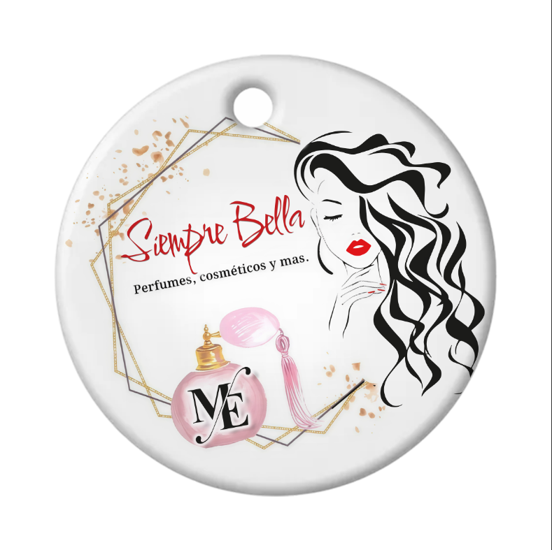 Llavero Redondo | Personalizado | Siempre Bella