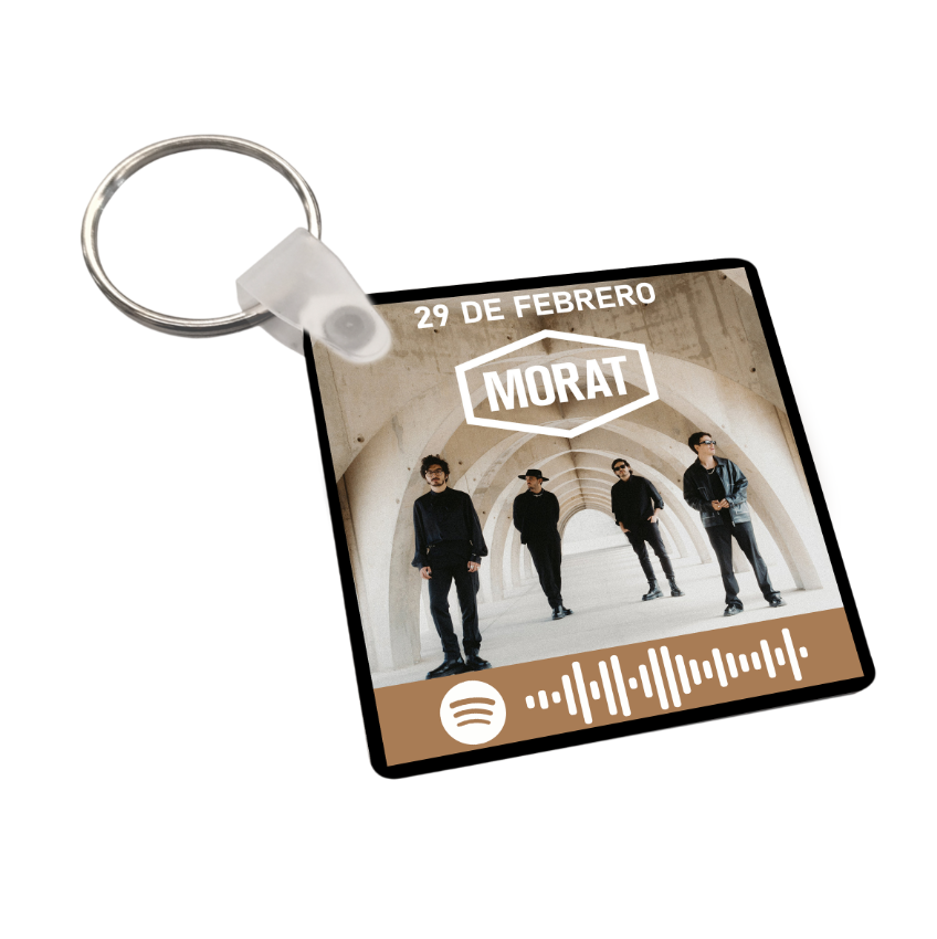 Llavero | Personalizado Codigo Spotify | Morat | 29 de febrero