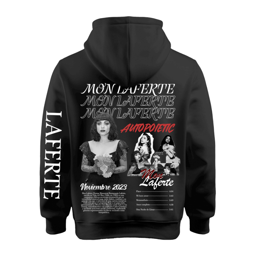 Sudadera | Negra | Mon Laferte | Autopoiética