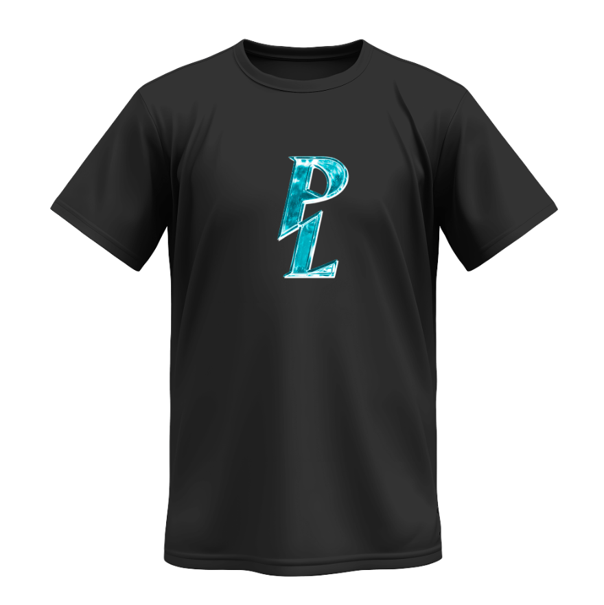 Playera | Negra | Paulo Londra | PL celeste