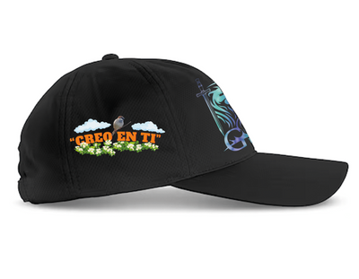 Gorra Personalizada | Negra | GS Palabra Miel | Creo en ti | opción 2