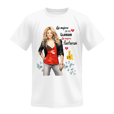 Playera | Blanca | Shakira | Las mujeres facturan