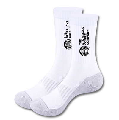 Calcetines | Personalizados | Blancos y gris | Starbucks 1