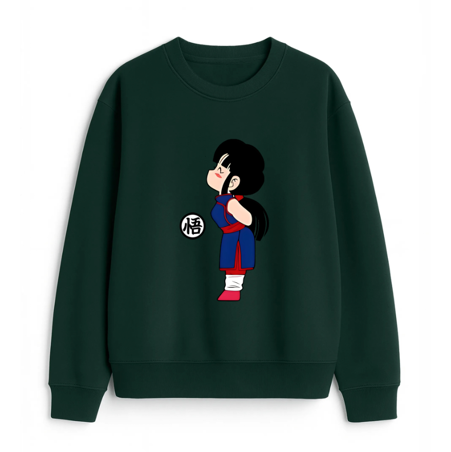 Sudadera | Cuello redondo | Verde Botella | Para pareja | Dragon Ball Z | Milk