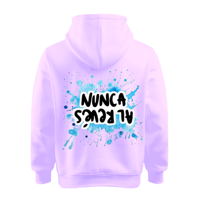 Sudadera Personalizada | Lila | Morat | Nunca al revés | Lisa