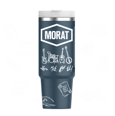 Vaso Térmico 1300ml | Azul Marino | MORAT | Figuritas blancas
