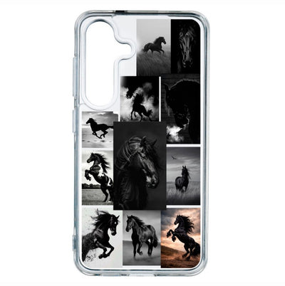 Funda | Rescina Encapsulada | Samsung S24 | caballos negros