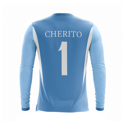 Camisola Full Sublimación | manga larga | Celeste | Portero Real Madrid 2025/2026