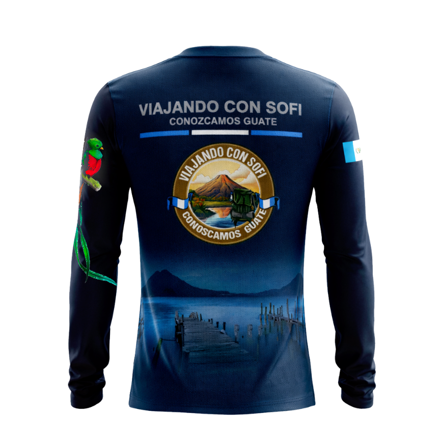 Playera Full Sublimación | Manga larga | Viajando con Sofi | Turismo