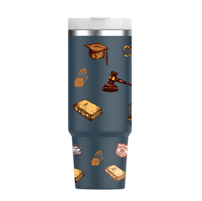 Vaso Térmico 1300ml | Azul Marino | Derecho | Figuritas