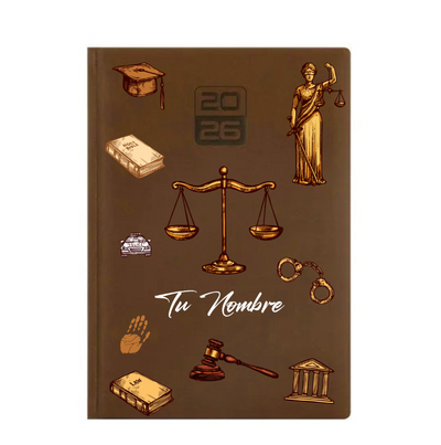 Agenda 2026 | Personalizada | Derecho | Figuritas 1