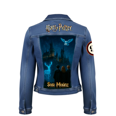 Chaqueta de lona | Mujer | Azul | Harry Potter