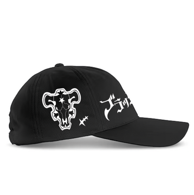 Gorra Personalizada | Negra | Black Clover | Logo